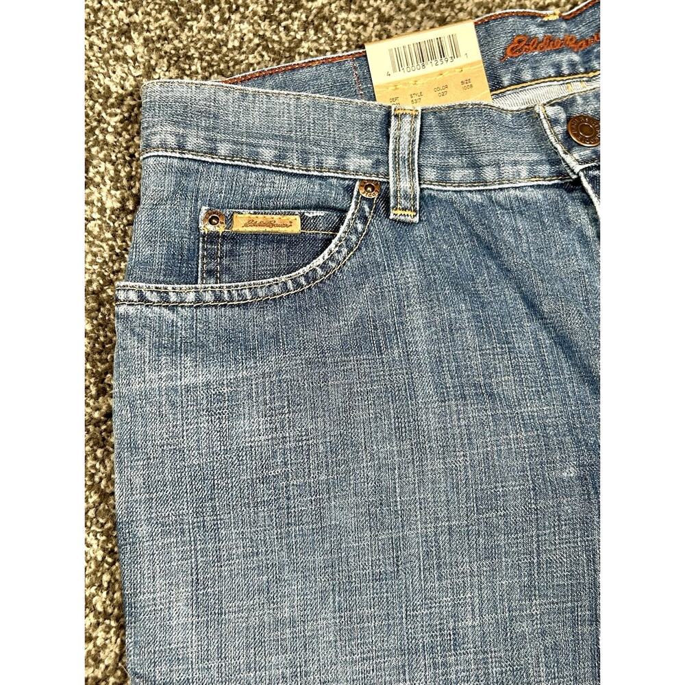Brand New Eddie Bauer Boot Cut Jeans 100% Baumwolle Style 5117 Women's Size 8 - Picture 4 of 15